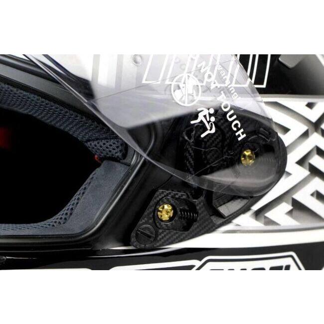 S-PARTS エスパーツ SHOEI ヘルメットチタンボルトセット カラー：ゴールド その他ヘルメットオプション・補修部品 ヘルメット | ブランド登録なし | 08
