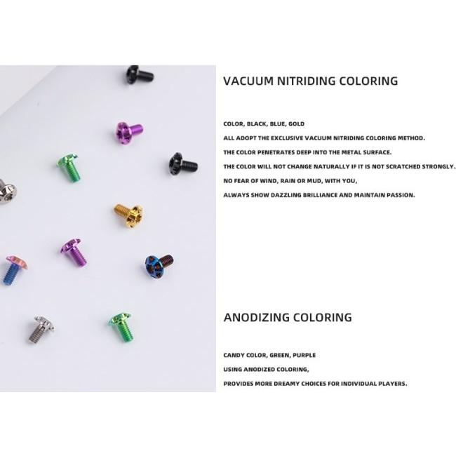 S-PARTS エスパーツ SHOEI ヘルメットチタンボルトセット カラー：ブルー その他ヘルメットオプション・補修部品 ヘルメット | ブランド登録なし | 03