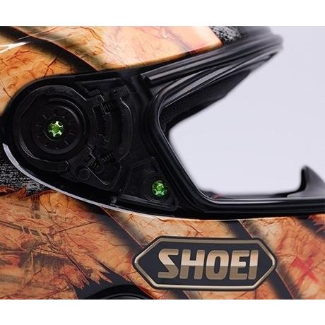S-PARTS エスパーツ SHOEI ヘルメットチタンボルトセット カラー：グリーン その他ヘルメットオプション・補修部品 ヘルメット | ブランド登録なし | 04