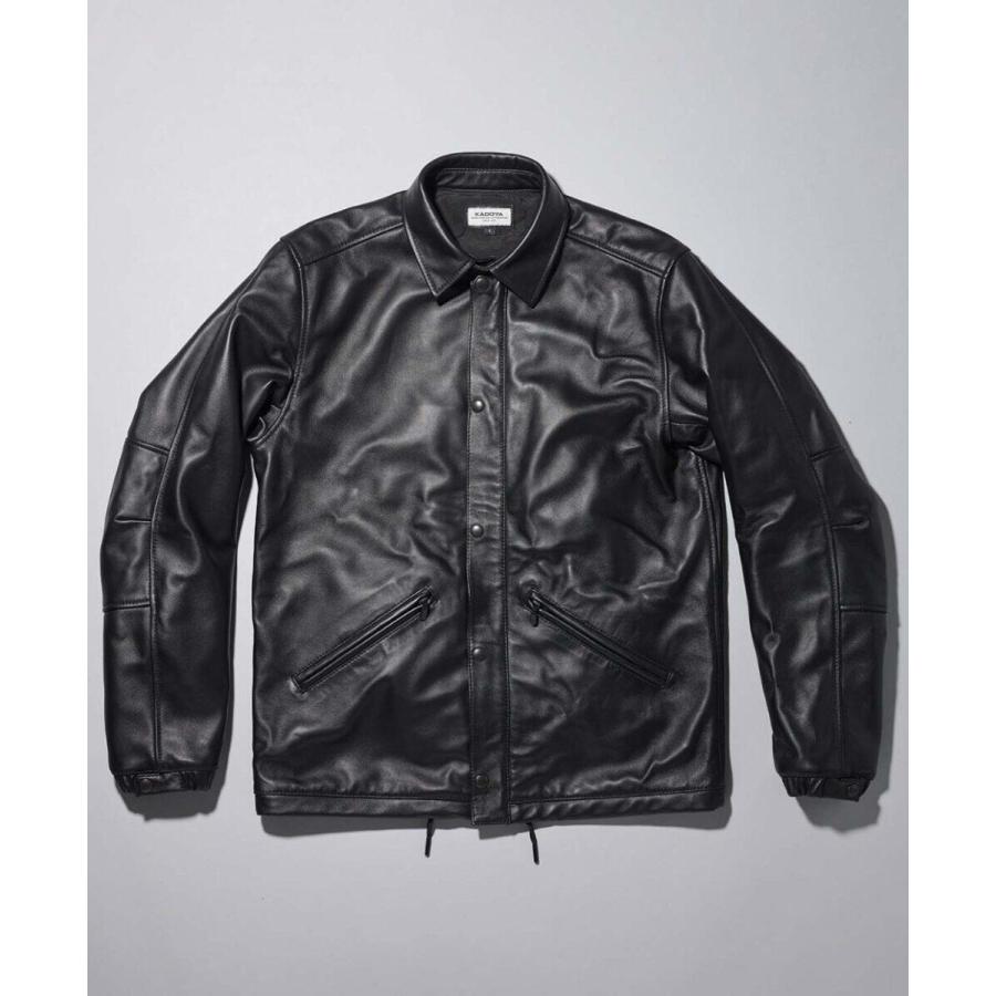 KADOYA カドヤ LEATHER COACH JACKET [K’S LEATHER＆K’S PRODUCT] サイズ：L レザージャケット ジャケット アパレル | カドヤ