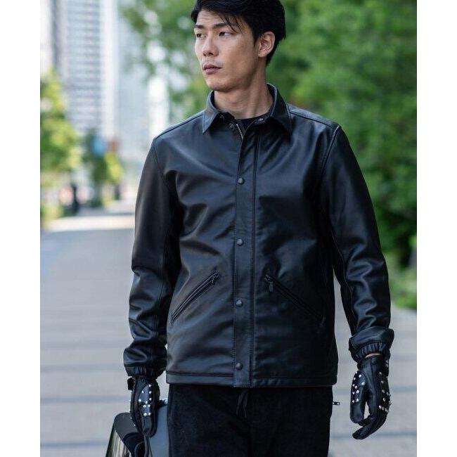 KADOYA カドヤ LEATHER COACH JACKET [K’S LEATHER＆K’S PRODUCT] サイズ：L レザージャケット ジャケット アパレル | カドヤ | 16