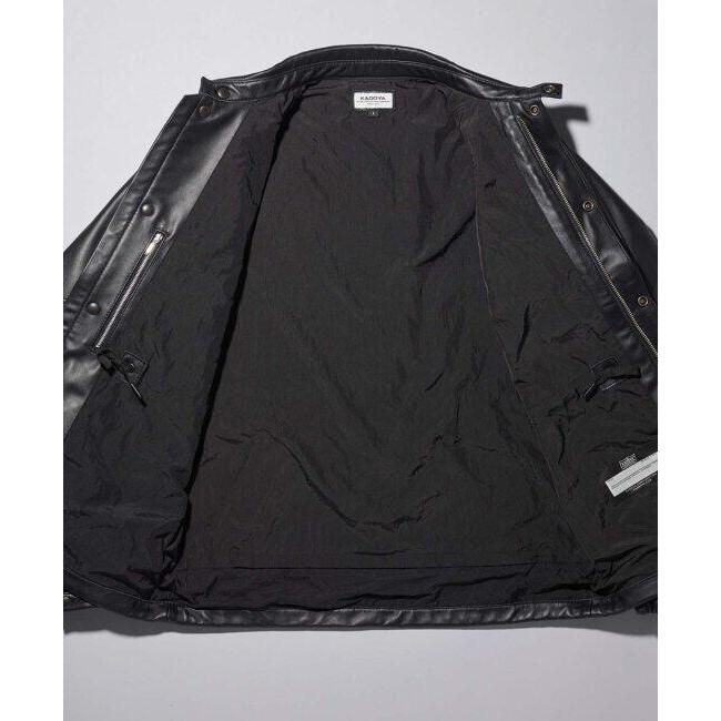 KADOYA カドヤ LEATHER COACH JACKET [K’S LEATHER＆K’S PRODUCT] サイズ：L レザージャケット ジャケット アパレル | カドヤ | 01