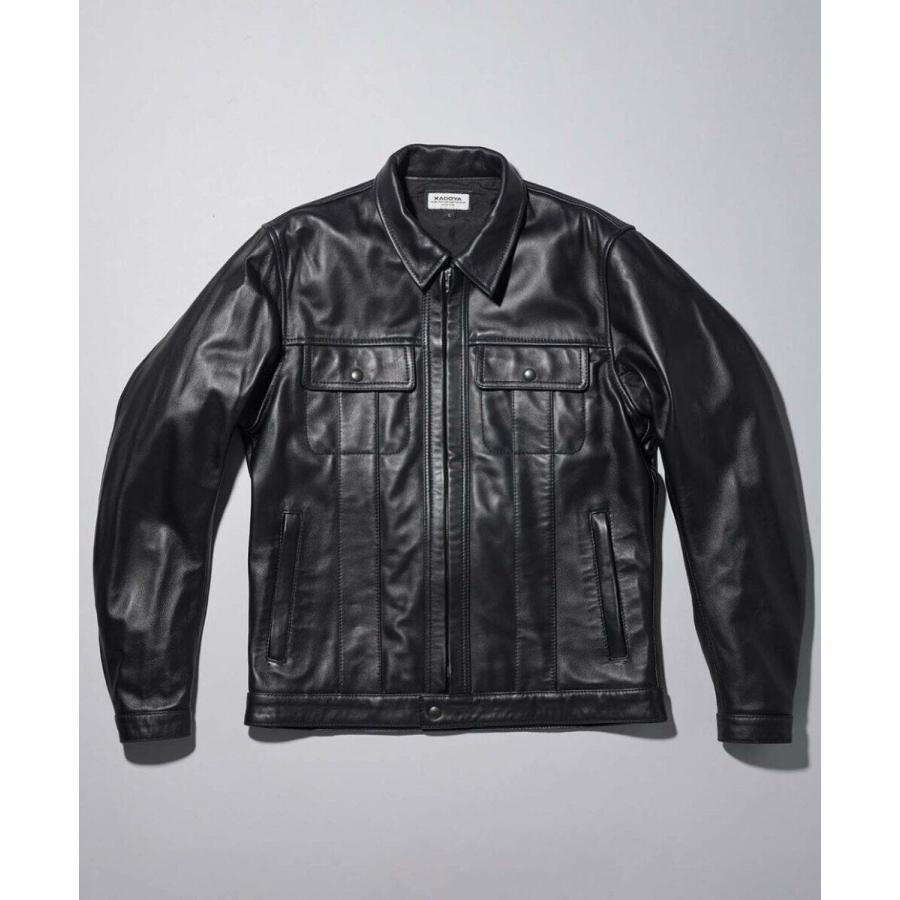 ウェア M カドヤ（KADOYA） LEATHER TRACKER JACKET [K'S LEATHER＆K'S PRODUCT