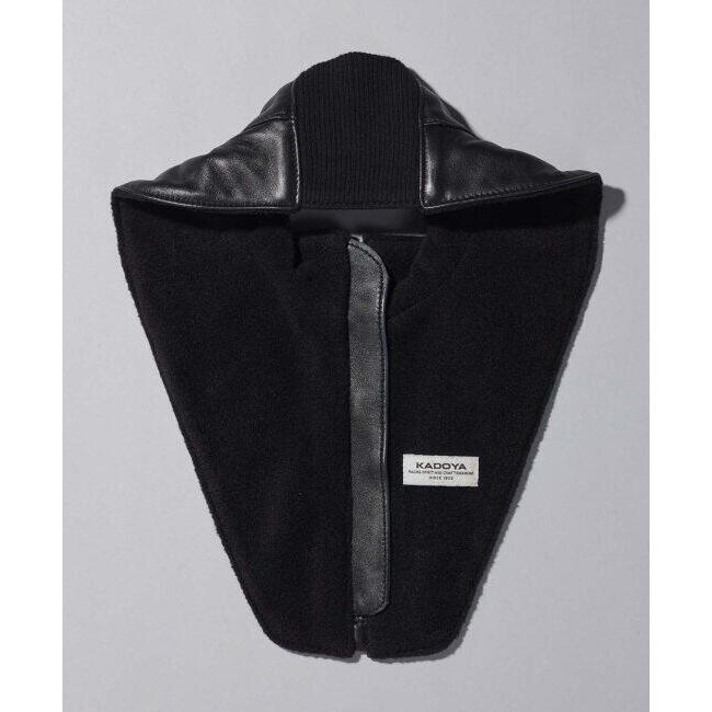 KADOYA カドヤ L-NECK WARMER-ZIP [K’S LEATHER＆K’S PRODUCT] ネックチューブ・ネックウォーマー アパレル | カドヤ | 10