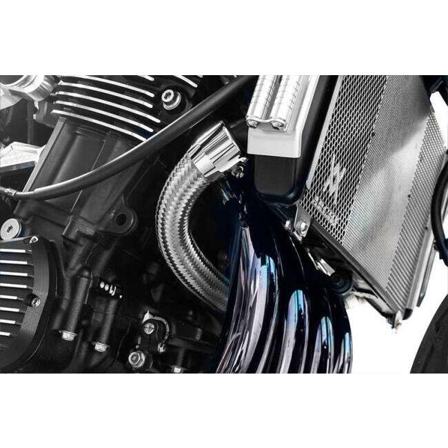 ARCHI アーキ ステンメッシュラジエターチューブセット ver.2 カラー：ゴールド Z900RS CAFE KAWASAKI カワサキ ラジエーター 冷却関連 エンジン | ARCHI（バイク） | 02