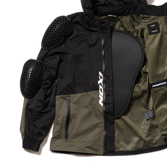 ほぼ未使用品　バイクウェア　IXON イクソン　M-BILMA WR A グレー　レッド3XL   パーカー　ジャンバー　
取寄せ品 IXON (イクソン) M-BILMA WR A 秋冬オールシーズンジャケット (BLACK