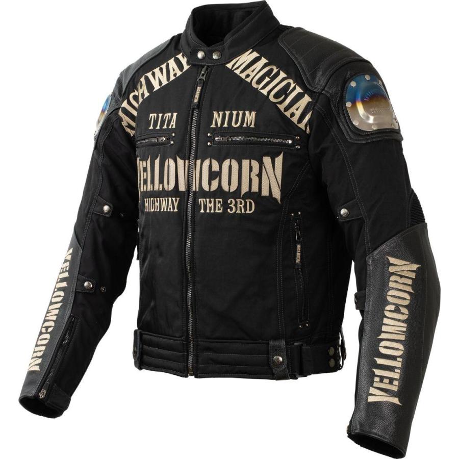 YELLOW CORN イエローコーン チタニウム ライダースジャケット L L YELLOW CORN イエローコーン チタニウム ライダースジャケット L L
