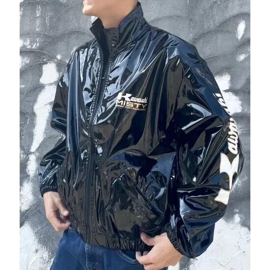 MISTY ミスティ KAWASAKI ブルゾン〈BLK／M-LL〉 サイズ：LL Kawasaki