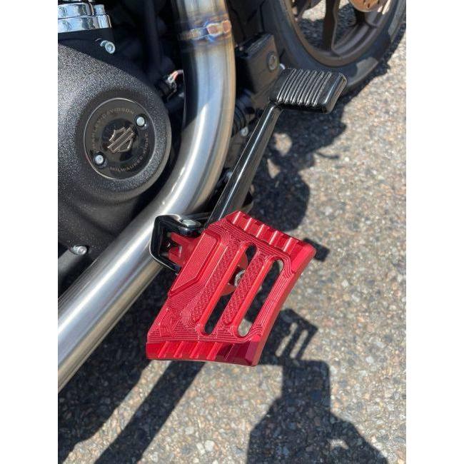 Ken’s factory ケンズファクトリー 【Next Level：ネクスト レベル】Peg Boards カラー：レッド Softail HARLEY-DAVIDSON ハーレーダビッドソン フットペグ