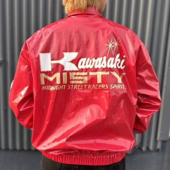 ミスティ MISTY KAWASAKI ブルゾン〈レッド〉 サイズ：L カジュアル
