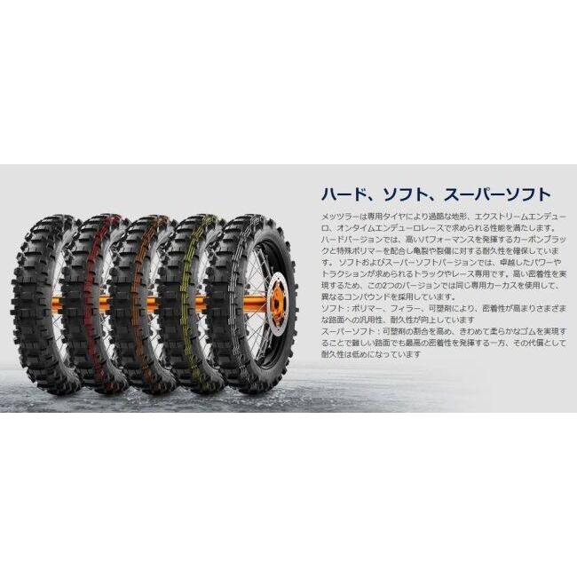 METZELER（メッツラー） 6DAYS EXTREME ソフト 【140/80-18 M/C 70MM+S