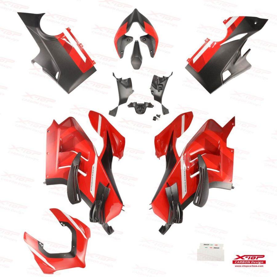 ドゥカティ　Ducati Xerox カウルセット X-TOP エックストップ カーボンフル外装キット スーパーレッジェーラ