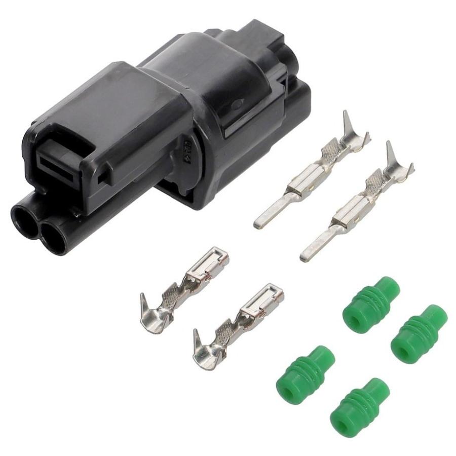 amon エーモン 【MOTO LECTION(モトレクション)】HX防水カプラー(2極) コネクター・カプラー スイッチ・ハーネス関係 電装系 | amon