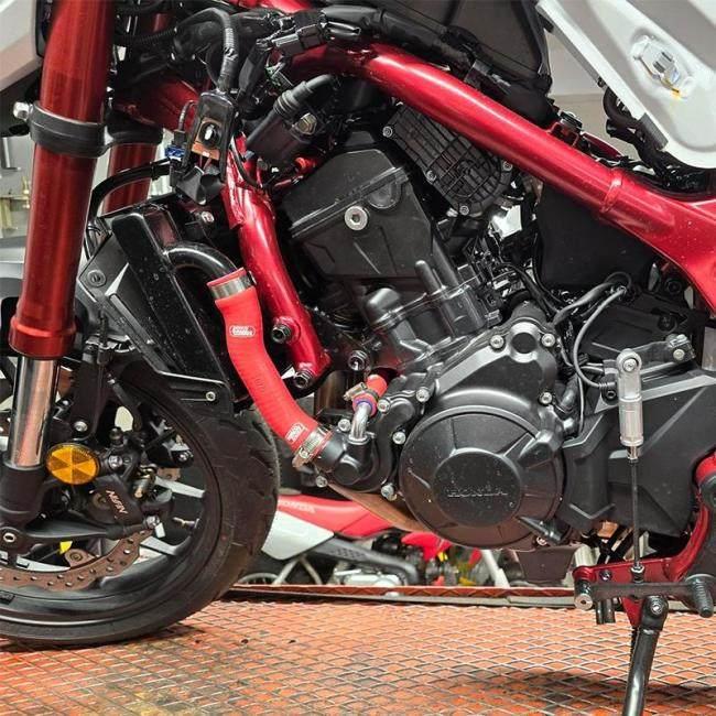 SAMCO SPORT サムコスポーツ クーラントホース(ラジエーターホース) カラー：ニンジャグリーンカモ(限定色) CB750 Hornet750 XL750 Transalp HONDA ホンダの画像