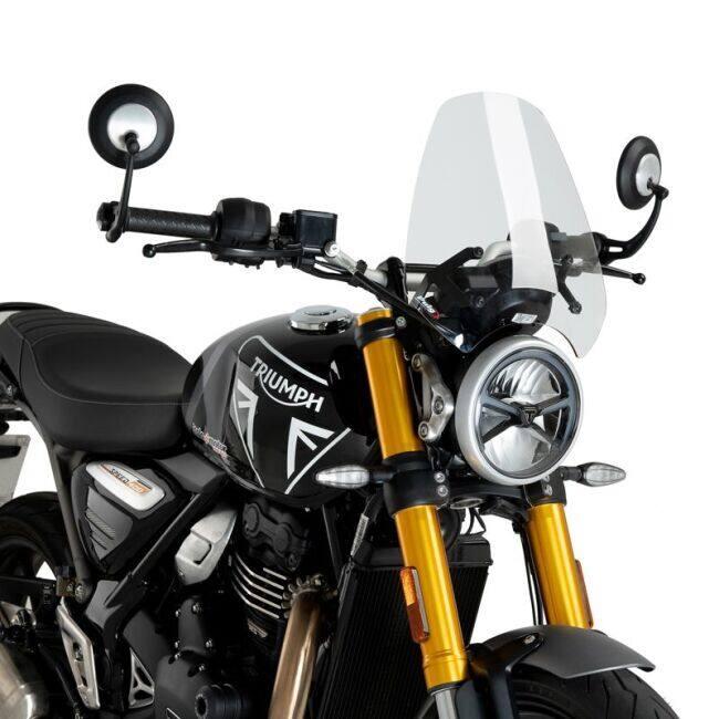 Puig プーチ ニュージェネレーションNKスクリーンSPORT (WINDSHIELD NEW GENERATION SPORT) カラー：クリア SCRAMBLER 400X SPEED 400 TRIUMPH トライアンフ_1