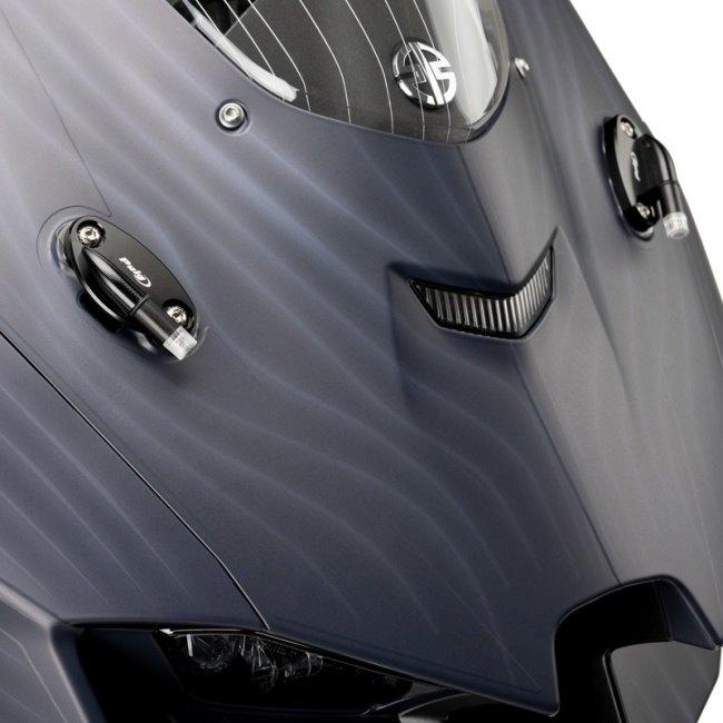 Puig プーチ ウインカーマウント付きミラーキャップ (REARVIEW Puig プーチ ウインカーマウント付きミラーキャップ (REARVIEW