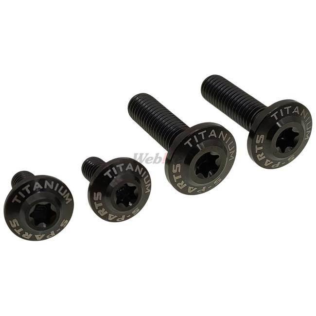 S-PARTS エスパーツ ヒールガード用チタンボルトセット カラー