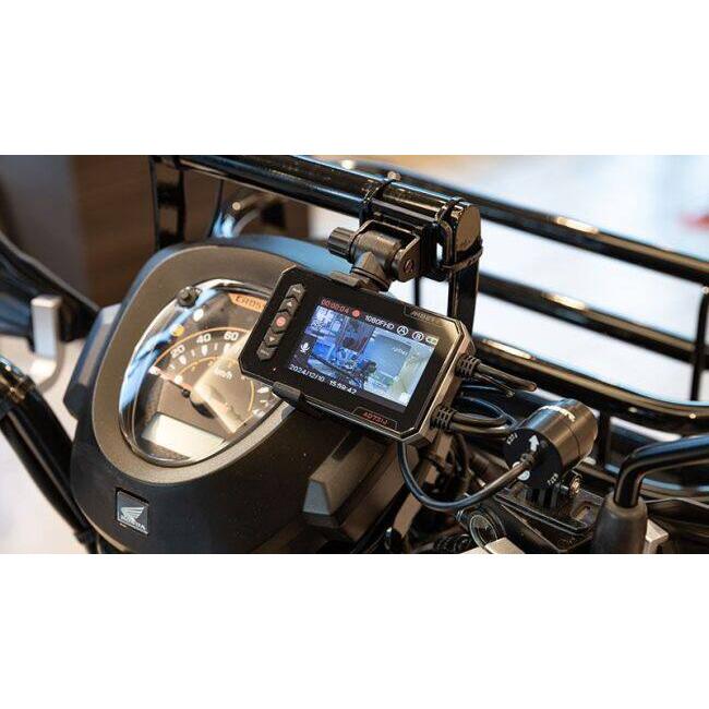 KIJIMA（キジマ） 液晶有線ドライブレコーダー AD731J バイク専用防水