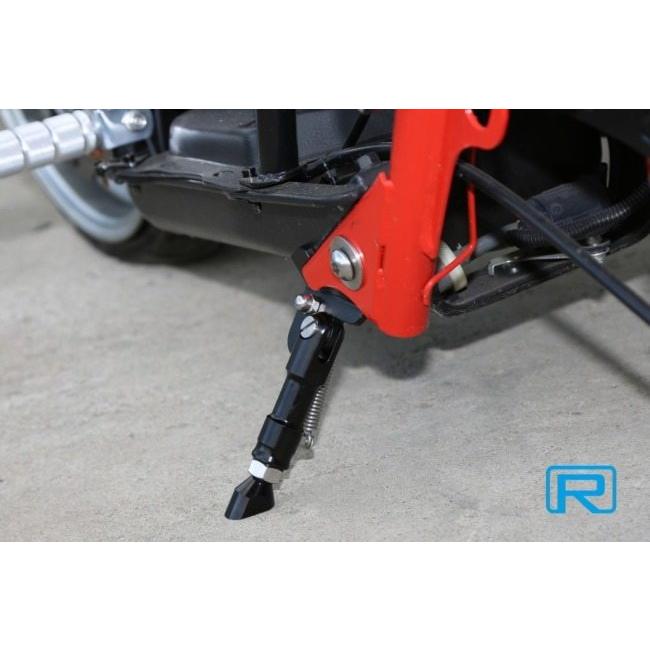 Rin Parts リンパーツ CNCショートサイドスタンド カラー：シルバー ズーマー HONDA ホンダ サイドスタンド フレーム