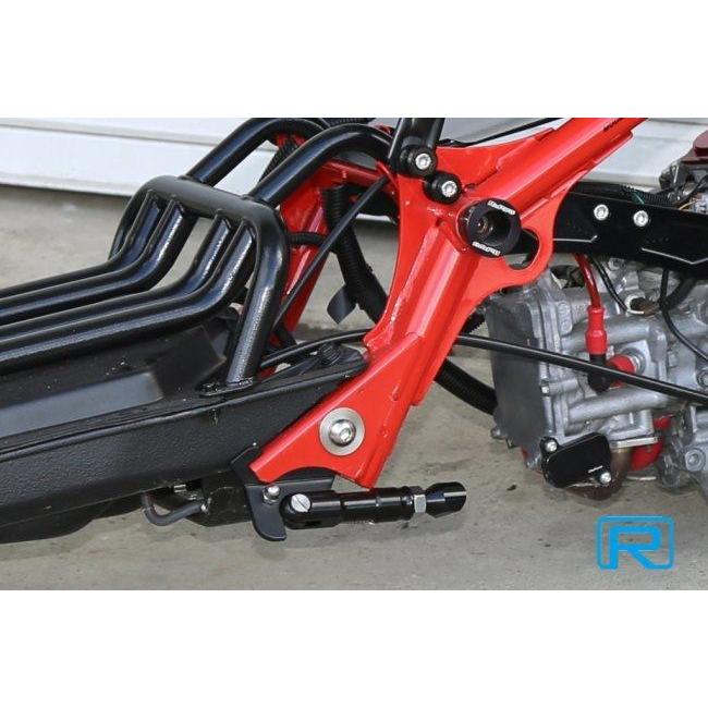 Rin Parts リンパーツ CNCショートサイドスタンド カラー：シルバー ズーマー HONDA ホンダ サイドスタンド フレーム