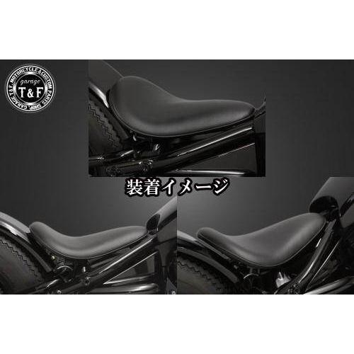 Garage T\u0026F ガレージ BLソロシート＆リジットマウント用ステーセット タイプ：スムース／カラー：ブラック ドラッグスター400 ドラッグスター400クラシック_4