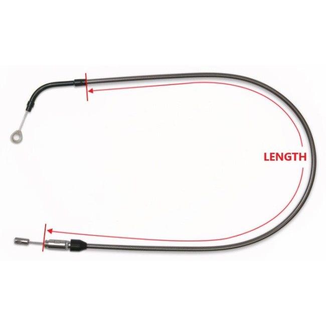 MAGNUM マグナム クイックコネクトクラッチケーブル アッパー 全長：38in(約965mm)(42344HE) ソフテイル ツアラー FLHT FLHTK S FLHX FLHXST クラッチワイヤー | MAGNUM（ジェントス） | 04