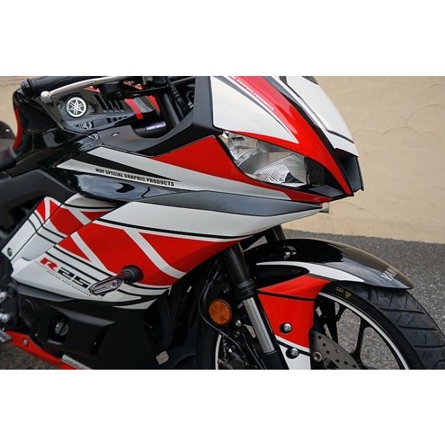 MDF エムディーエフ グラフィックキット ストロボモデル タイプ：コンプリートセット YZF-R3 YAMAHA ヤマハ 外装_6