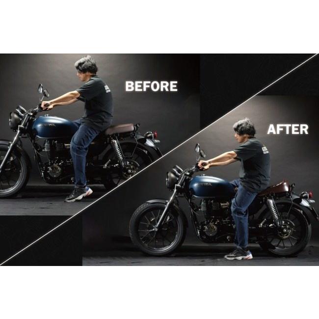 GOODS グッズ GOODSEAT “SLENDER“ タックロール カラー：BROWN GB350