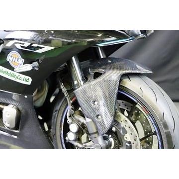 A-TECH エーテック フロントフェンダーSPL 素材：C 平織カーボン / クリアー塗装：あり YZF-R7 YAMAHA ヤマハ フロントフェンダー フェンダー関連 外装の画像