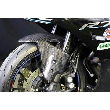 A-TECH エーテック フロントフェンダーSPL 素材：C 平織カーボン / クリアー塗装：あり YZF-R7 YAMAHA ヤマハ フロントフェンダー フェンダー関連 外装の画像