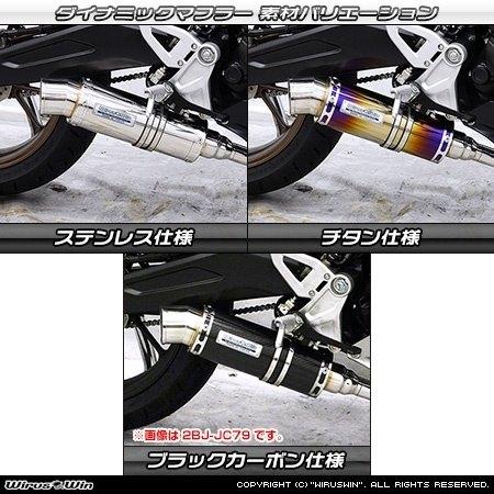 WirusWin（ウイルズウィン） ダイナミックマフラー カラー：ステンレス