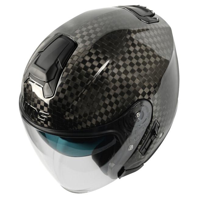 WINS ウインズ A-FORCE RS JET 12K ドライカーボンモデル サイズ：M ジェットヘルメット ヘルメット | ウインズジャパン | 01
