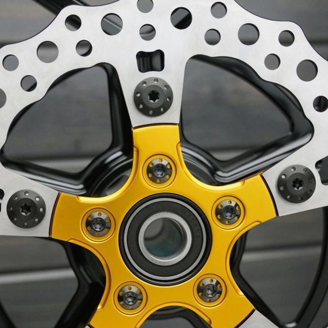 ARLEN NESS アレンネス Holeshot チタンローターボルトキット フロント 仕上がり：ブラック(300-913) ローターボルト ブレーキの画像