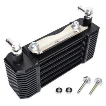 CLIPPING POINT クリッピングポイント 5段コアオイルクーラーキット カラー：シルバー / ホース径：6Φ ダックス125 HONDA ホンダ オイルクーラー 冷却関連 | CLIPPING POINT