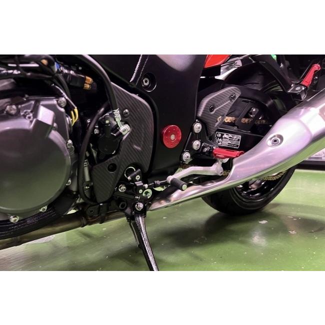 SPEEDRA スピードラ フロントスプロケットカバー 仕様：平織り艶消し GSX1300R HAYABUSA SUZUKI スズキ スプロケットカバー 外装_1