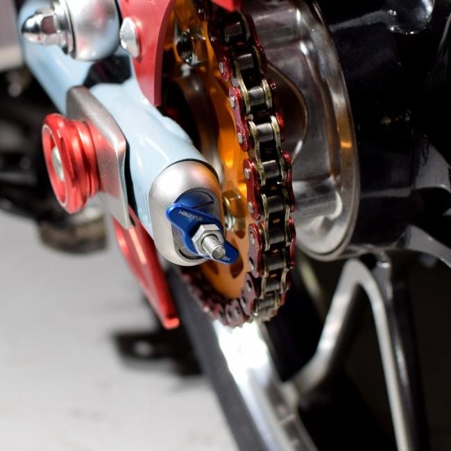 EVATEK エヴァテック M6 CNCチェーンアジャストナット カラー：ブラック CC110 C125 CT125 HONDA ホンダ その他スイングアームオプション・補修部品 足回り | EVATEK | 02
