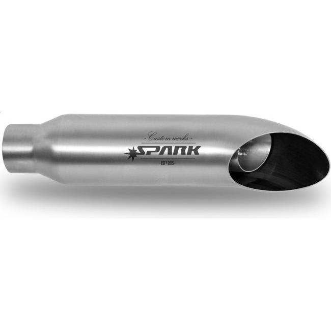 SPARK EXHAUST スパーク マフラー HOT ROAD 汎用サイレンサー 左 補修