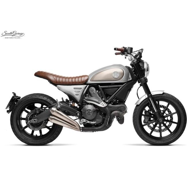 SPARK EXHAUST スパーク マフラー 1in2 Yパイプ スリップオンマフラー タイプ：承認済 SCRAMBLER 800 DUCATI ドゥカティの画像