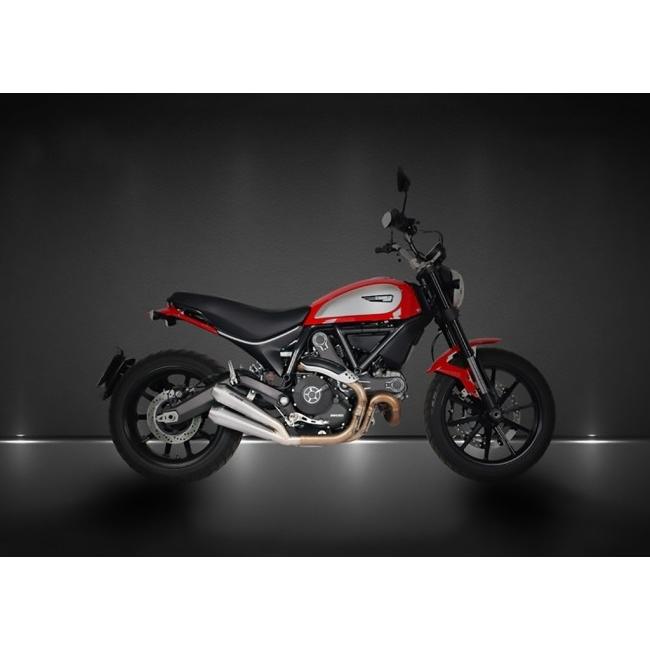 SPARK EXHAUST スパーク マフラー 1in2 Yパイプ スリップオンマフラー タイプ：承認済 SCRAMBLER 800 DUCATI ドゥカティの画像