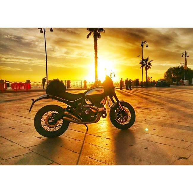 SPARK EXHAUST スパーク マフラー 1in2 Yパイプ スリップオンマフラー タイプ：承認済 SCRAMBLER 800 DUCATI ドゥカティの画像