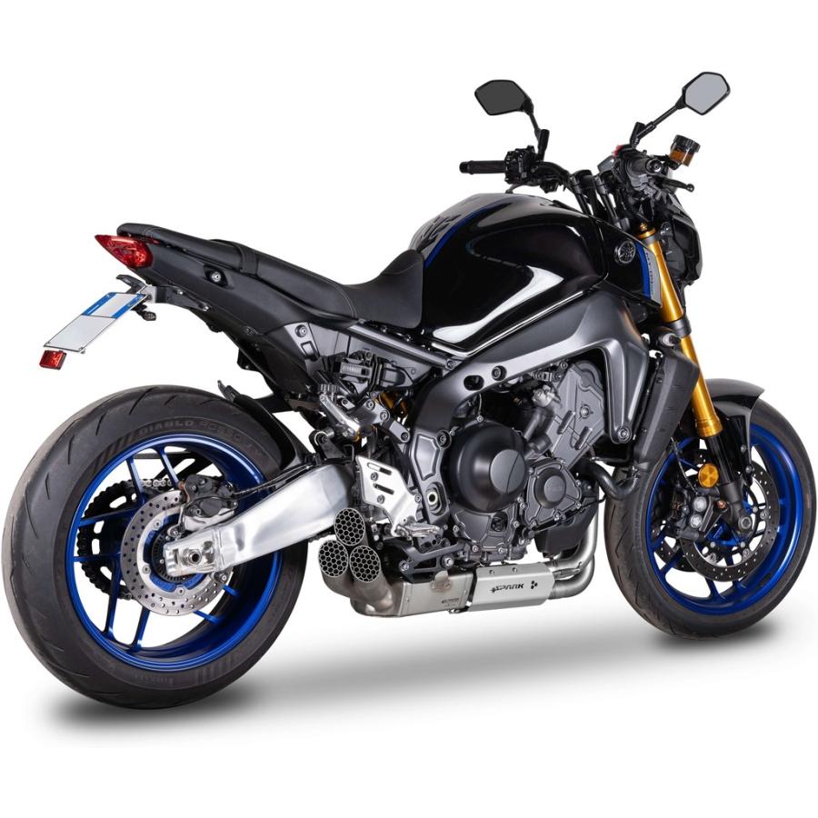 MT-09/XSR900 用フルエキストレート+スリップオン