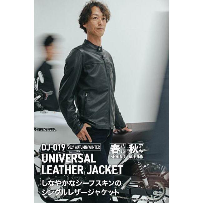 DAYTONA デイトナ DJ-019 ユニバーサルレザージャケット サイズ：S レザージャケット ジャケット アパレルの画像