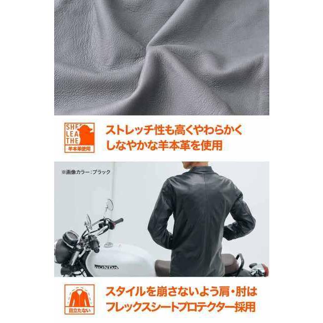 DAYTONA デイトナ DJ-019 ユニバーサルレザージャケット サイズ：S レザージャケット ジャケット アパレルの画像