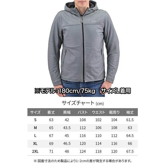 DAYTONA デイトナ DJ-020 ルーティーンレザージャケット サイズ：S レザージャケット ジャケット アパレル_8