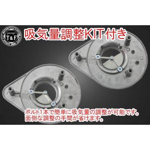 Garage T\u0026F ガレージ ティアドロップエアクリーナー＆プッシュロッドカバーセット ドラッグスター400 ドラッグスター400クラシック YAMAHA ヤマハ 吸気関連_3