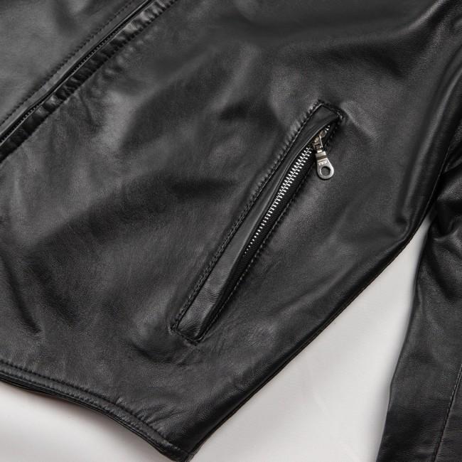 DEGNER　デグナー　オールレザーシャツ　ブラック　希少XXL DEGNER（デグナー） レザーシャツ サイズ：M レザージャケット