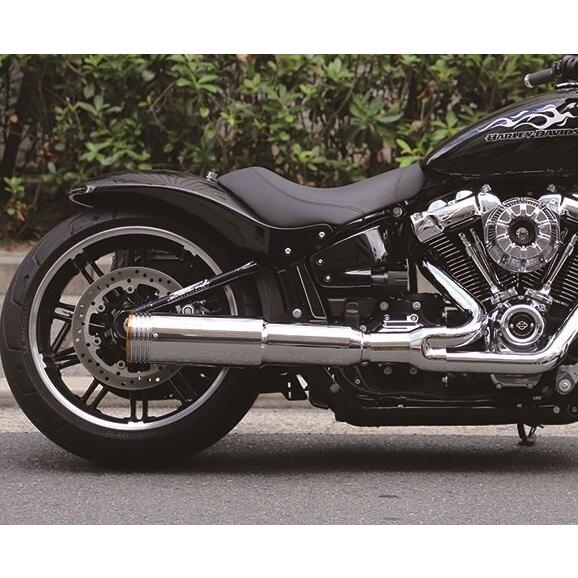 ハーレーMOTORSTAGEベビーバズーカFLFBS FXBR FXBRS モーターステージ MOTORSTAGE ベビーバズーカ カラー：クローム