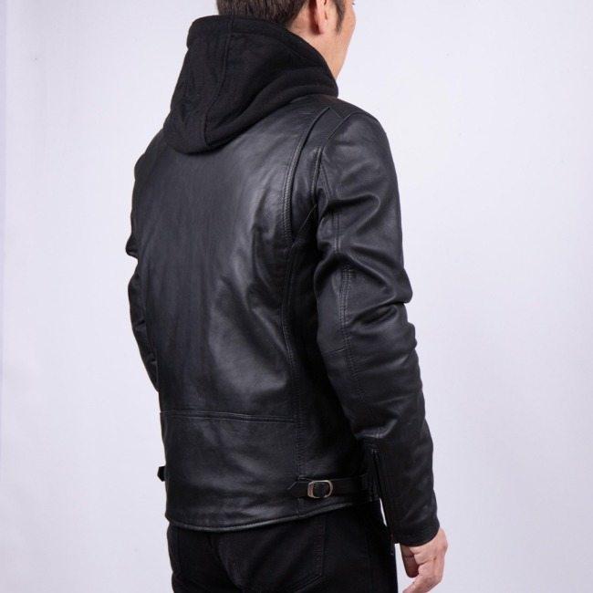 DEGNER（デグナー） レザーフーディージャケット サイズ：XL レザー