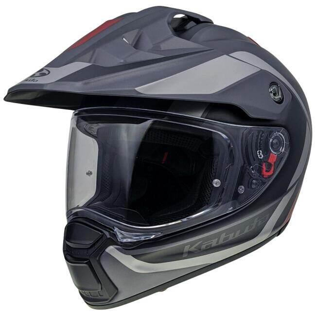 OGK KABUTO オージーケーカブト GEOSYS BLOCK［ジオシス ブロック フラットガンメタレッド］ヘルメット サイズ：XS(54-55cm) オフロードヘルメット ヘルメット | OGK Kabuto | 06
