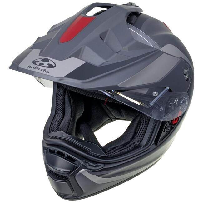 OGK KABUTO オージーケーカブト GEOSYS BLOCK［ジオシス ブロック フラットガンメタレッド］ヘルメット サイズ：L(59-60cm) オフロードヘルメット ヘルメット | OGK Kabuto | 12
